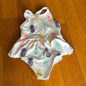 Monica and Andy Cross Back Pineapple One Piece 4T